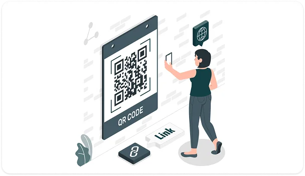 QR code example showing how QR codes store information