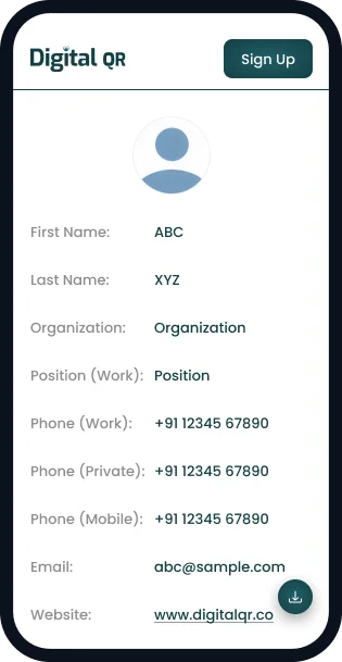 business card